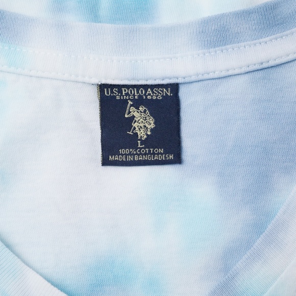 Custom Tye Dyed US Polo Assn. Tee Shirt, Medium - Picture 6 of 6